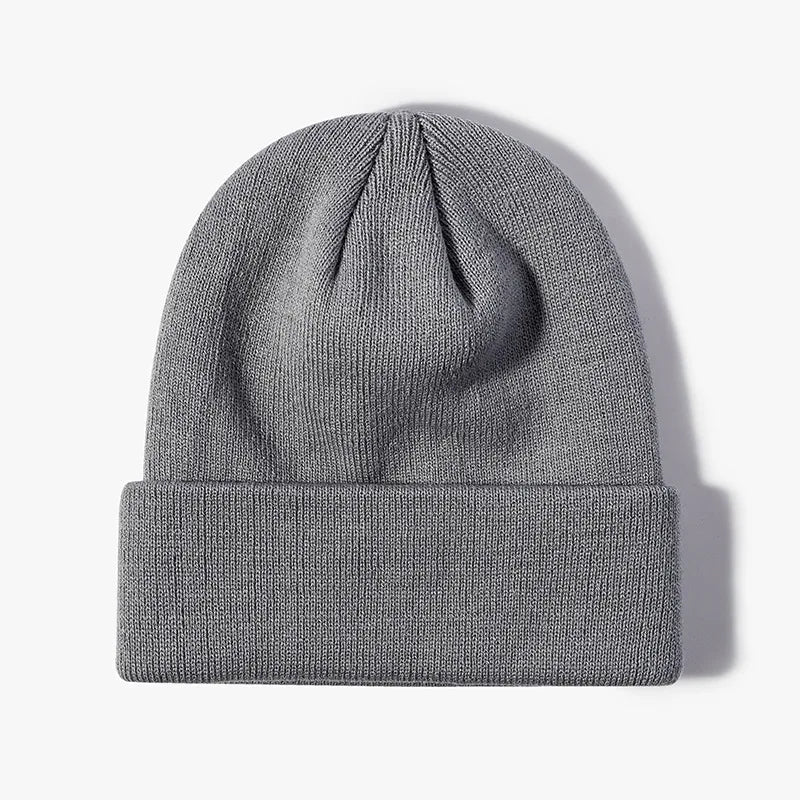 Winter Knit Beanie Hat - Warm Stretch Skull Cap for Boys Girls Adults in Black White Blue Pink & More Colors