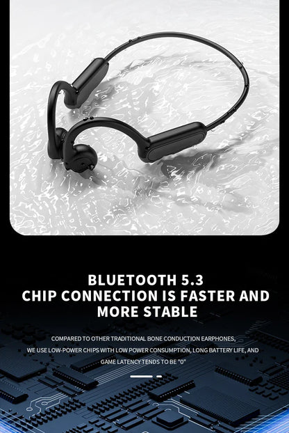 Xiaomi Mijia Real Bone Conduction Sport Headphones – Wireless Bluetooth Earphones with Mic, Hands-Free for Running