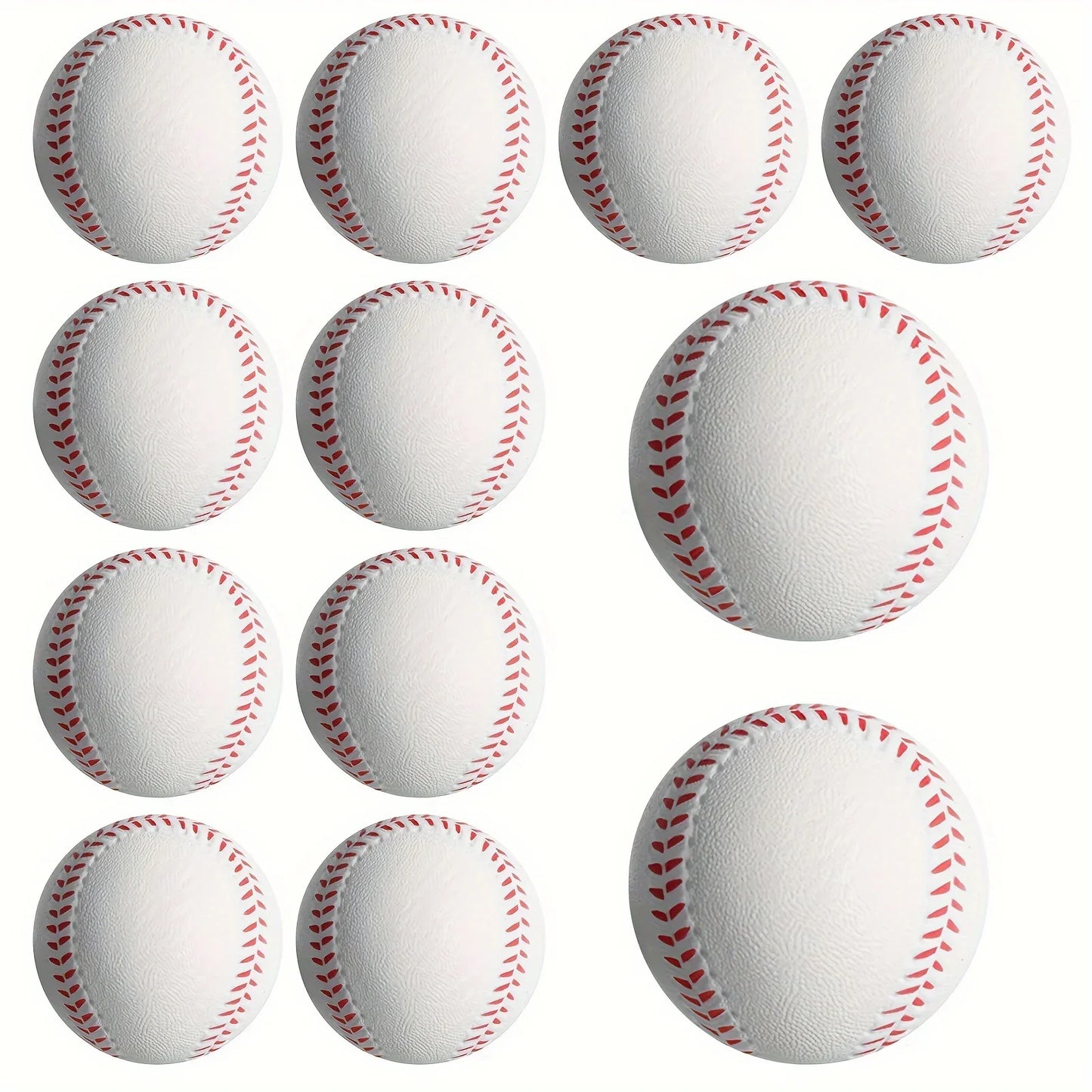 Unisex Lightweight Softball – Durable Elastic PU Foam Baseball for Indoor/Outdoor Training & Recreation