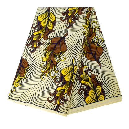 African Real Wax Ankara Fabric - Nigerian Print 100% Polyester Fabric for Women