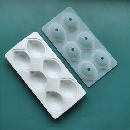 French Dessert 3D Lemon Silicone Mold – Cake, Brownie & Mousse Decorating Pastry Baking Tool