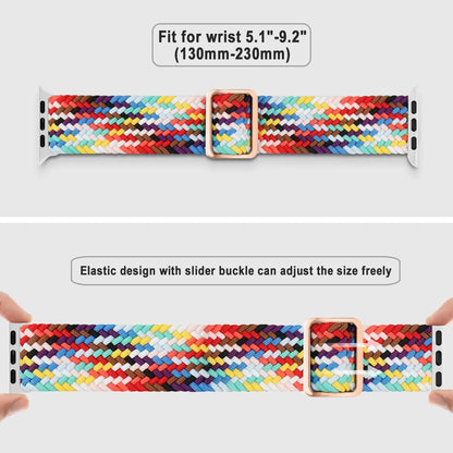 Braided Solo Loop Apple Watch Band – Adjustable Nylon Strap for iWatch Series SE, 4–8 & Ultra (40mm–49mm) Bracelet Wristband