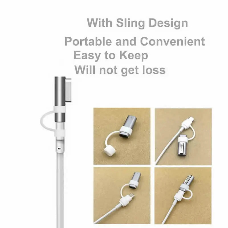 USB-C Magnetic PD Adapter - Fast Charging Converter Plug for MacBook Air & Pro Magsafe 1/2