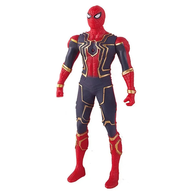 17cm Spider-Man Action Figure - Luminous Marvel-Inspired Anime Model Toy & Display Gift