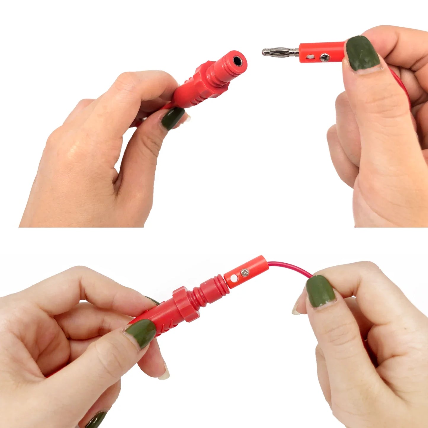 Insulated Piercing Test Clips - Automotive Circuit Detection & Diagnostic Probe Cable Tool