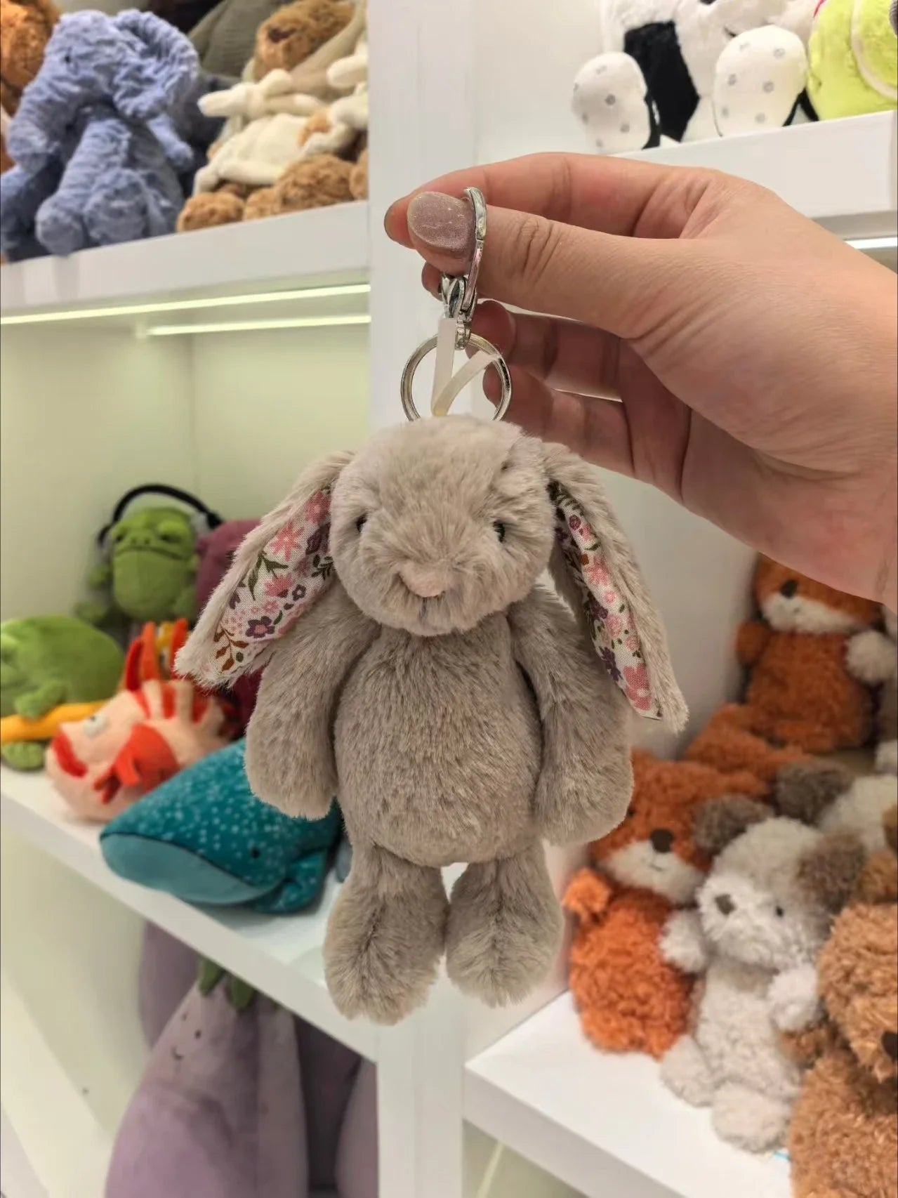Cute Plush Bag Charm Keychain - Kawaii Soft Toy Pendant Birthday Gift for Girls