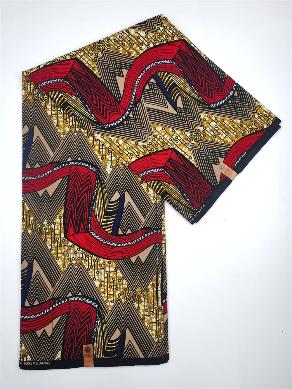 African Ankara Wax Print Fabric - 100% Cotton Nigerian Designer Pagne for Sewing & DIY Party Dresses