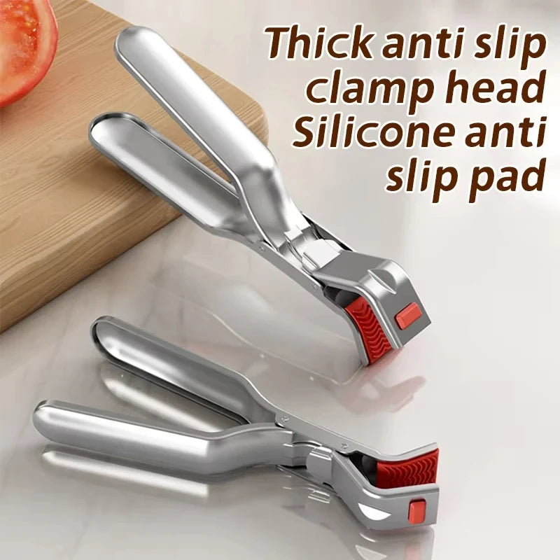 Anti-Scalding Bowl Holder - Heat-Resistant Dish Clamp Pot Pan Gripper for Air Fryer & Kitchen Use