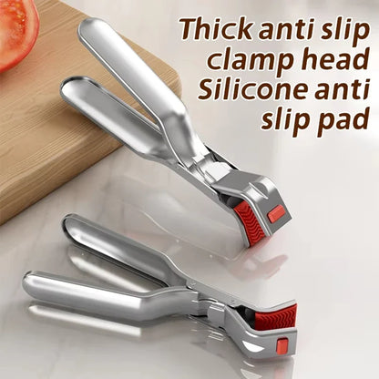 Anti-Scalding Bowl Holder - Heat-Resistant Dish Clamp Pot Pan Gripper for Air Fryer & Kitchen Use