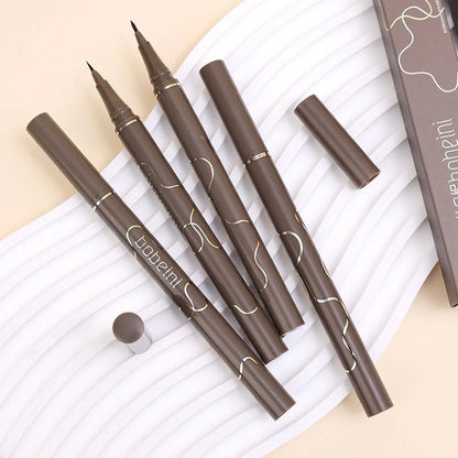 Waterproof Quick-Dry Liquid Eyeliner – Ultra-Fine Matte Black/Brown Long-Lasting Eye Makeup Gift