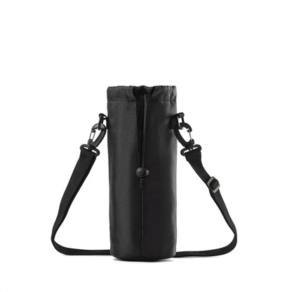 Portable Insulated Water Bottle Bag - Oxford Cloth Cooler Carrier for Camping & Outdoor Activities 1.5L