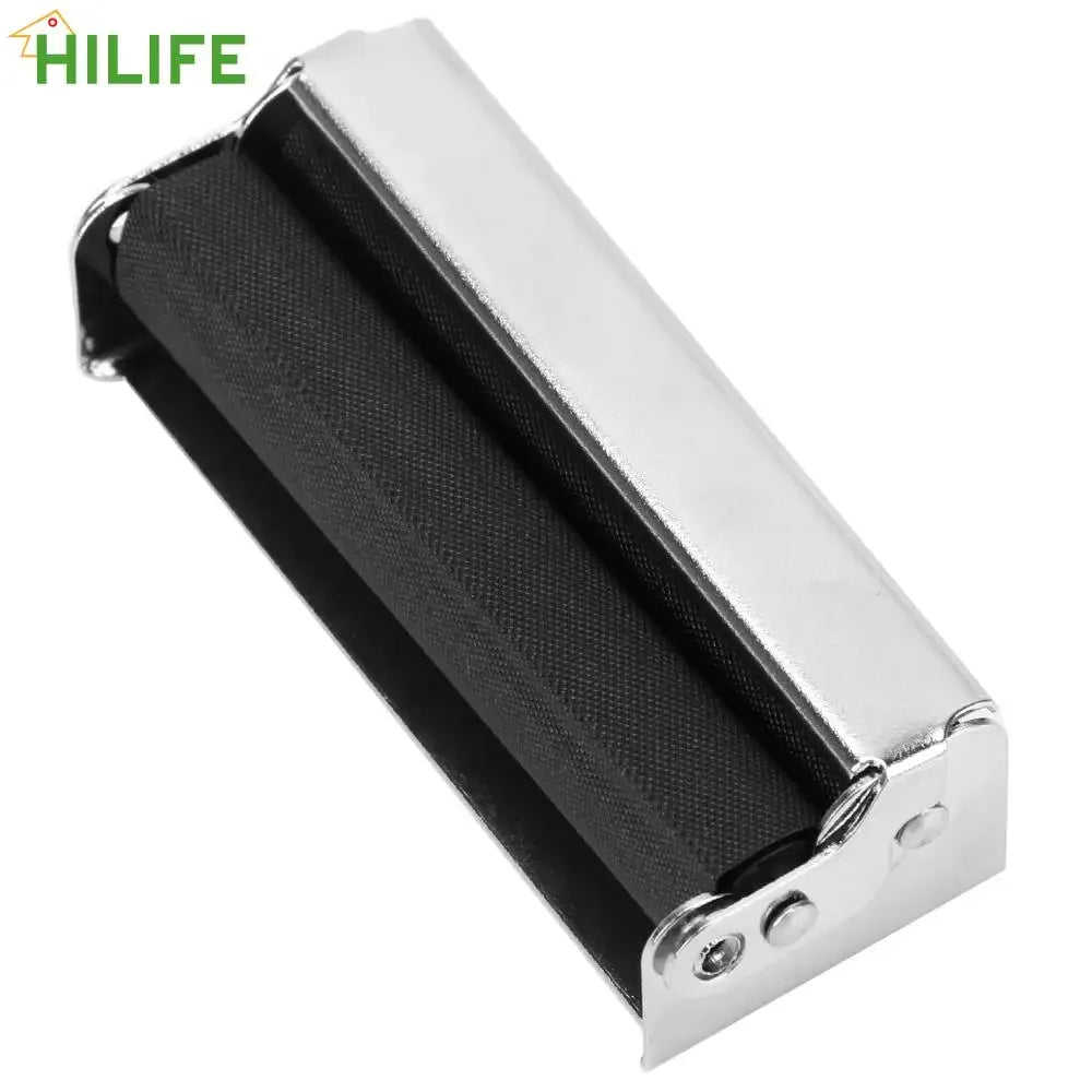 Portable 70mm Cigarette Rolling Machine - Metal Tobacco Roller for Personal Use & Gifting