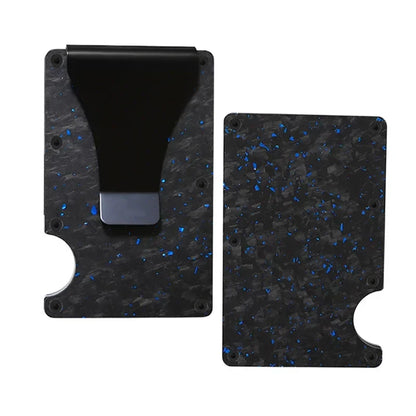 Carbon Fiber Minimalist Slim Wallet for Men – RFID-Blocking Credit Card Holder & Cashback Cardholder Case