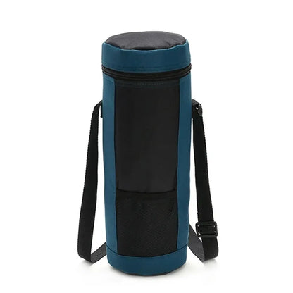 Universal Water Bottle Cooler Bag - Insulated High Capacity Pouch for Outdoor Travel, Camping & Hiking