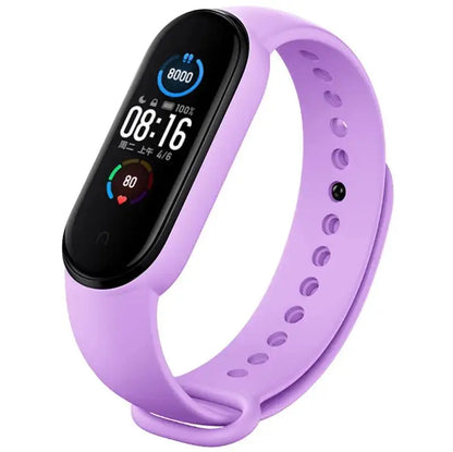 Silicone Watch Strap for Xiaomi Mi Band - Replacement Wristband Bracelet for Mi Band 3 4 5 6 7 Smartwatch Accessories