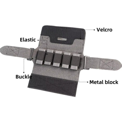BOOIU Tactical Helmet Counterweight Bag – Balance Kit with 5 Counter Blocks for OPS FAST PJ MH Helmets
