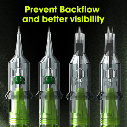 EZ Filter Venom Tattoo Needle Cartridges - Disposable Round Liner & Shader Needles