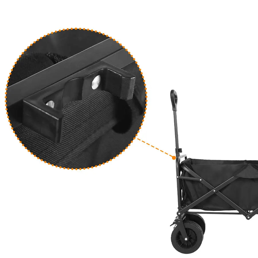 Heavy Duty Collapsible Folding Beach Wagon – Large-Capacity Portable Utility Cart for Garden & Camping