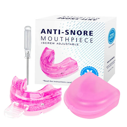 Adjustable Anti-Snoring Mouth Guard – Sleep Aid Mouthpiece for Bruxism, Anti-Apnea & Snoring Relief