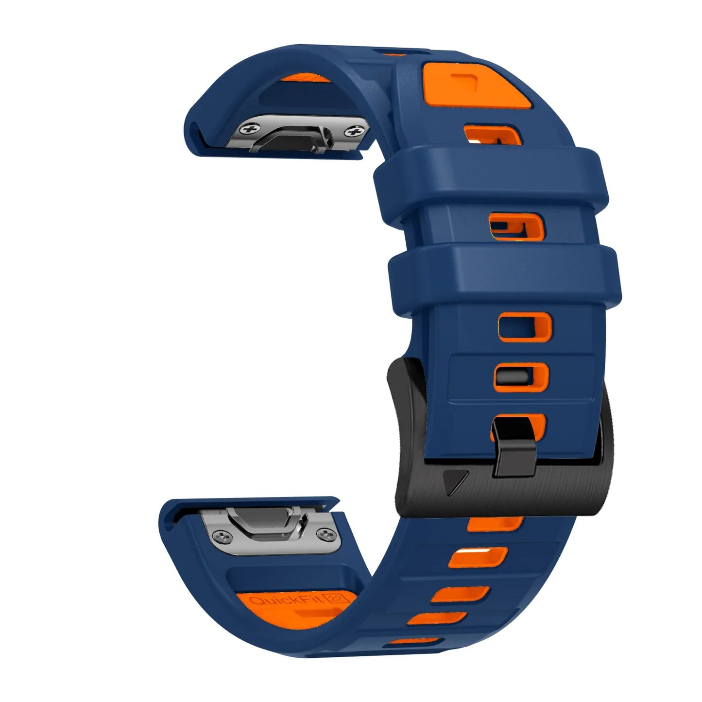 Fenix7 QuickFit Silicone Watch Strap 22mm–26mm – Replacement Band for Garmin Fenix 5/5X/6/6X/7/7X/8, Epix Pro, Enduro 2/3