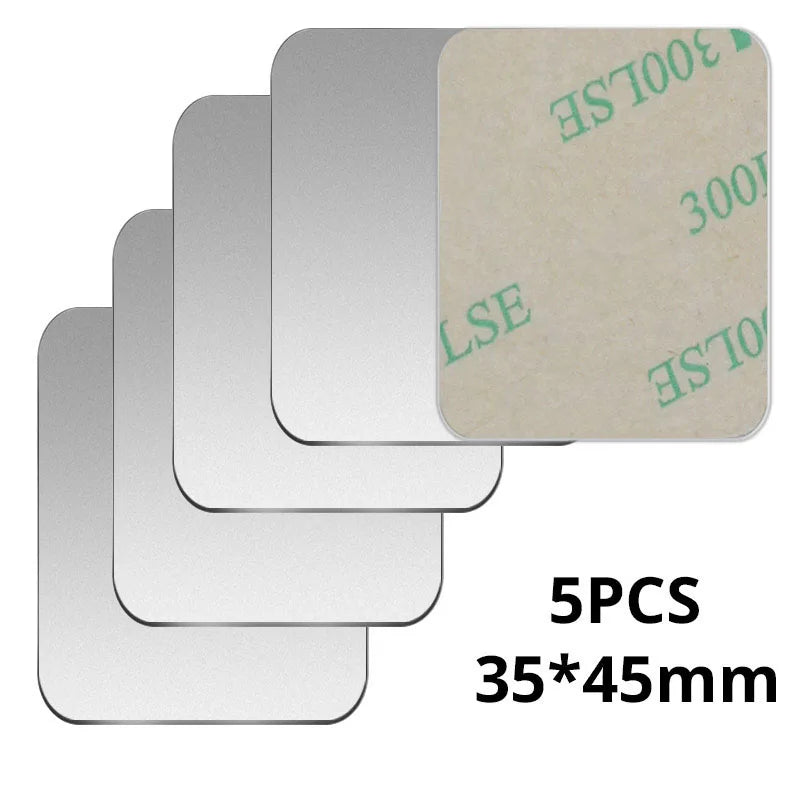Universal Magnetic Phone Mount Metal Plate - Iron Sheet Sticker for Car Phone Holder Stand