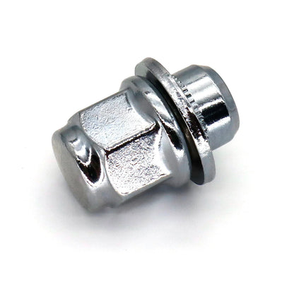 4pcs M12x1.5 Silver Wheel Lug Nuts – Compatible with Toyota 4Runner, Tacoma, Camry, RAV4, Prius, C-HR & Lexus ES350 IS300