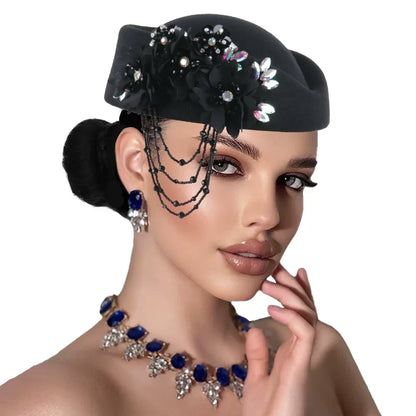 African Turban Headtie Hat - Floral Soft Head Wrap for Women, Church, Party & Casual Wear