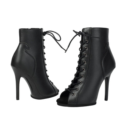 SWDZM Women’s Latin Dance Boots - Sexy Stiletto High Heels for Ballroom, Party & Dance