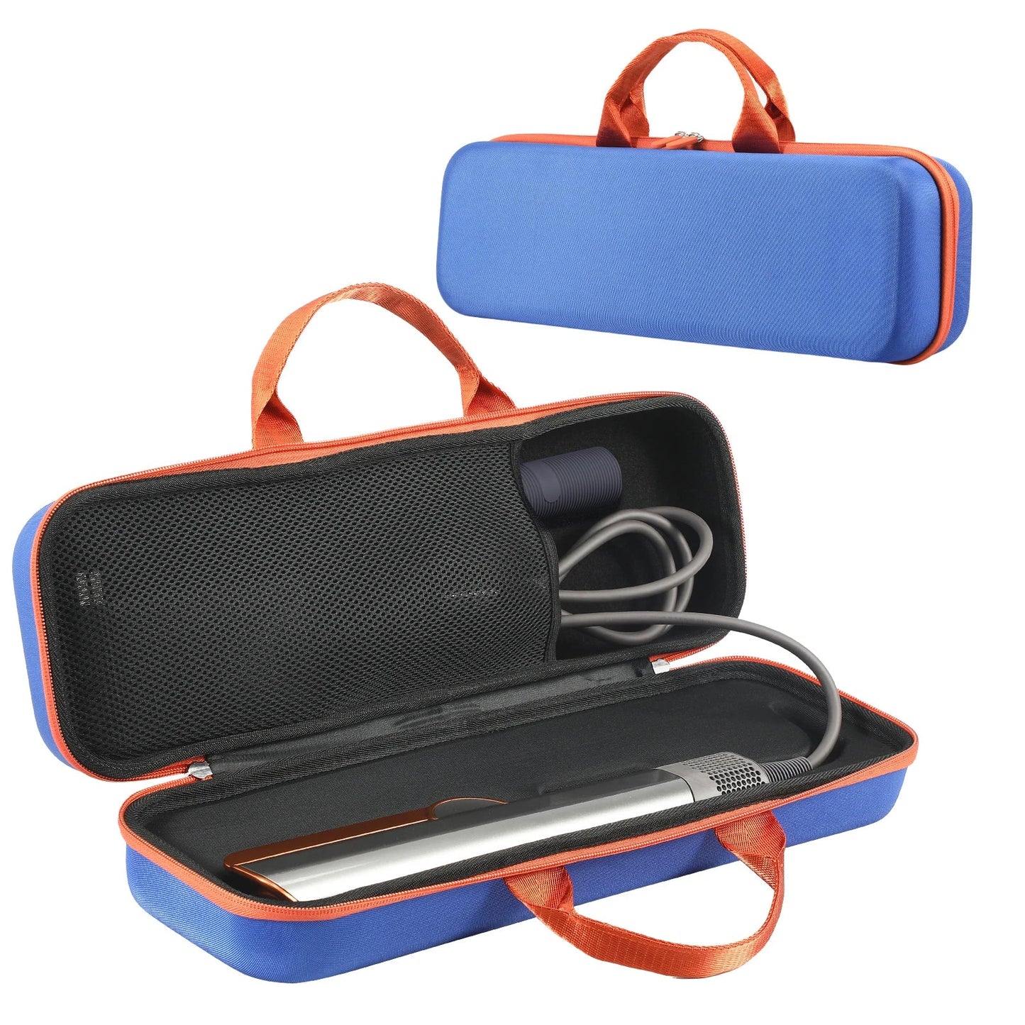 Hard Carrying Case with Mesh Bag – Anti-Scratch Storage for Dyson Airstrait HT01 & Dyson Corrale HS03 Hair Straighteners