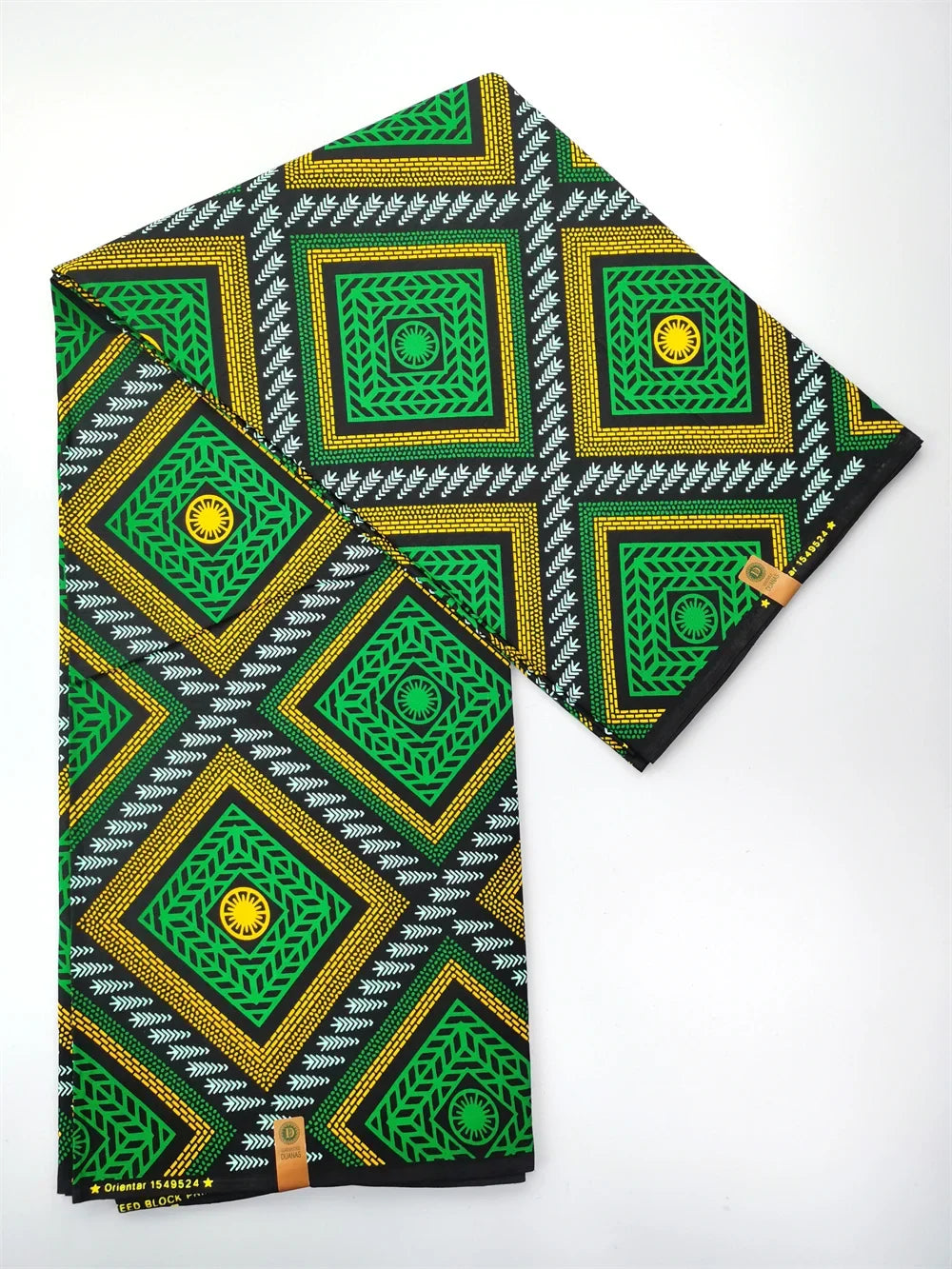 African Ankara Wax Print Fabric - 100% Cotton Nigerian Designer Pagne for Sewing & DIY Party Dresses