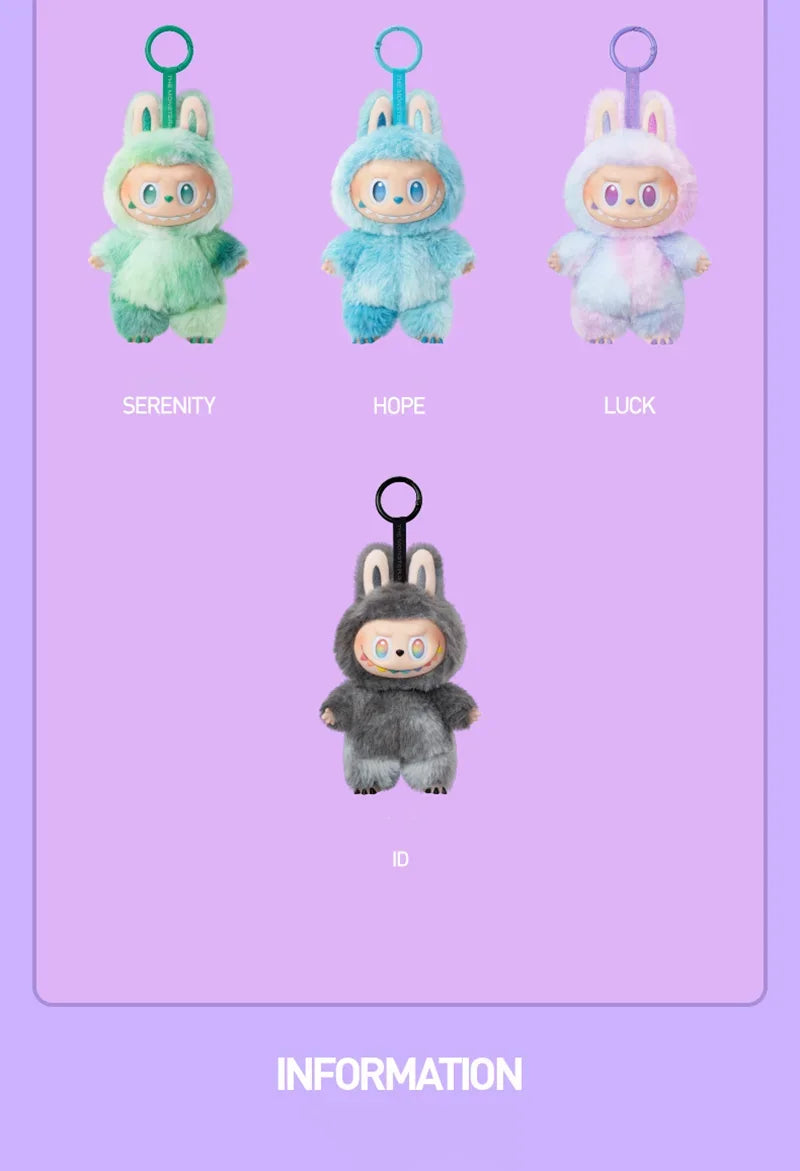 Labubu V3 Monsters Vinyl Plush Keychain — Blind Box Action Figure Pendant