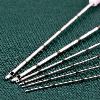 50pcs Disposable Blunt-Tip Cannula Needles | 18G–27G Micro Piercing Syringe