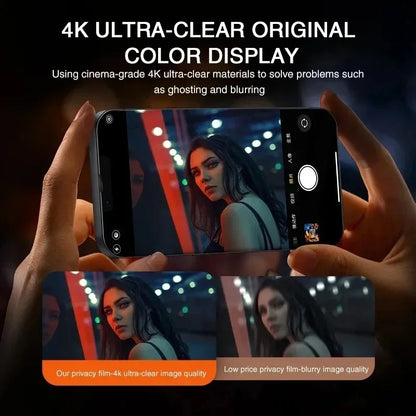 iPhone Privacy Screen Protector - Anti-Spy Tempered Glass for iPhone 8 Plus 11 12 13 14 15 16 17 Pro Max