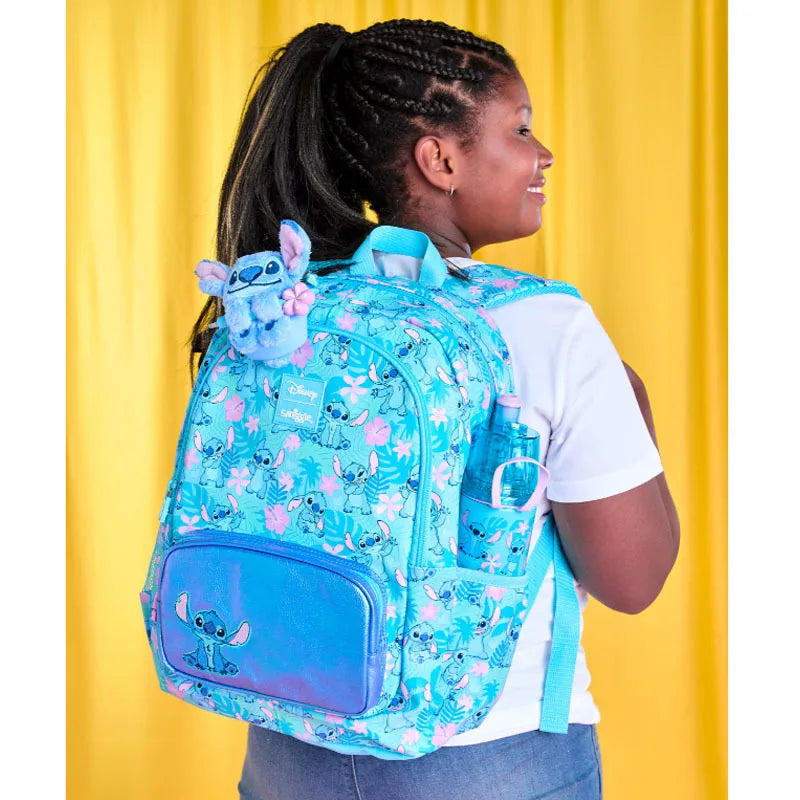 7PCS Genuine Australia Stitch Kawaii Set — Children’s School Backpack, Lunch Bag & Water Cup, Double Shoulder Bag for Girls, Gift Set