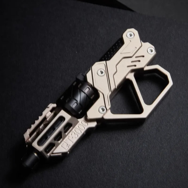 EDC QT-3000 Fidget Spinner - Metal Flip Push Slider Stress Relief Fingertip Gyro Toy