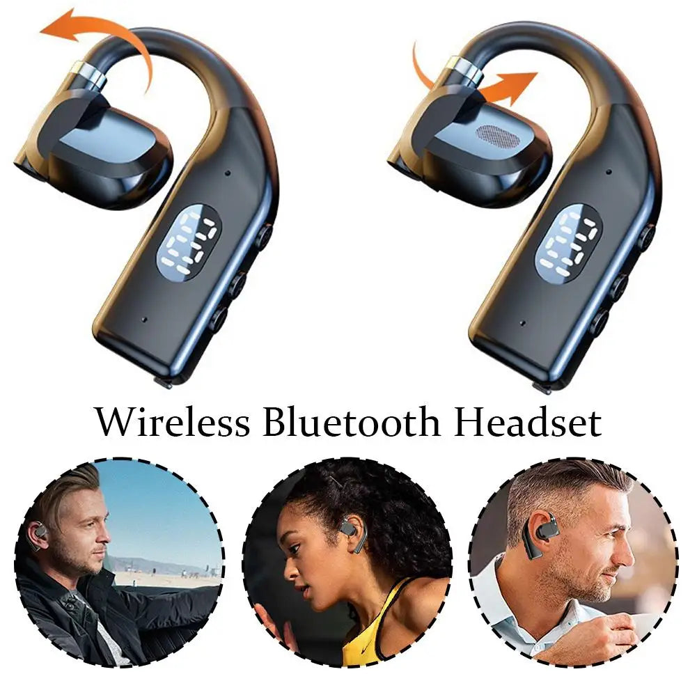 Wireless Bluetooth 5.4 Earbuds - HiFi Stereo Gaming & Sports Headset with Noise Reduction and Microphone