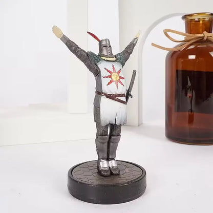 Model Hunter Bloodborne & Dark Souls Action Figures – Solaire of Astora & Black Knight PVC Toy Dolls, Collectible Birthday Gift