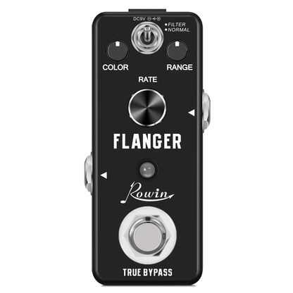 Rowin Guitar Effects Pedal – Noise Gate, Delay, Chorus, Vibrato, Phaser, Flanger, Booster, EQ, Fuzz, Metal, Distortion, and Blues Drive