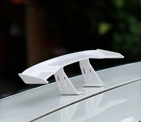 Mini Carbon Fiber Tail Wing - Universal Car & Motorcycle Creative Rear Decoration Accessory