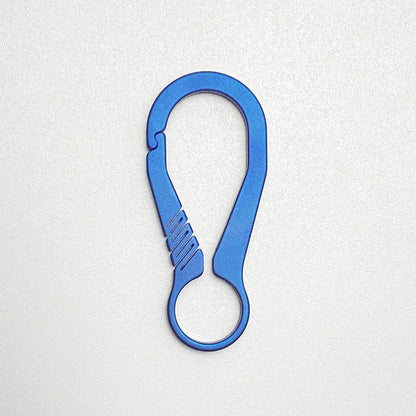 Titanium Key Chain - Lightweight Men’s EDC Quickdraw Carabiner Buckle Key Ring Outdoor Tool