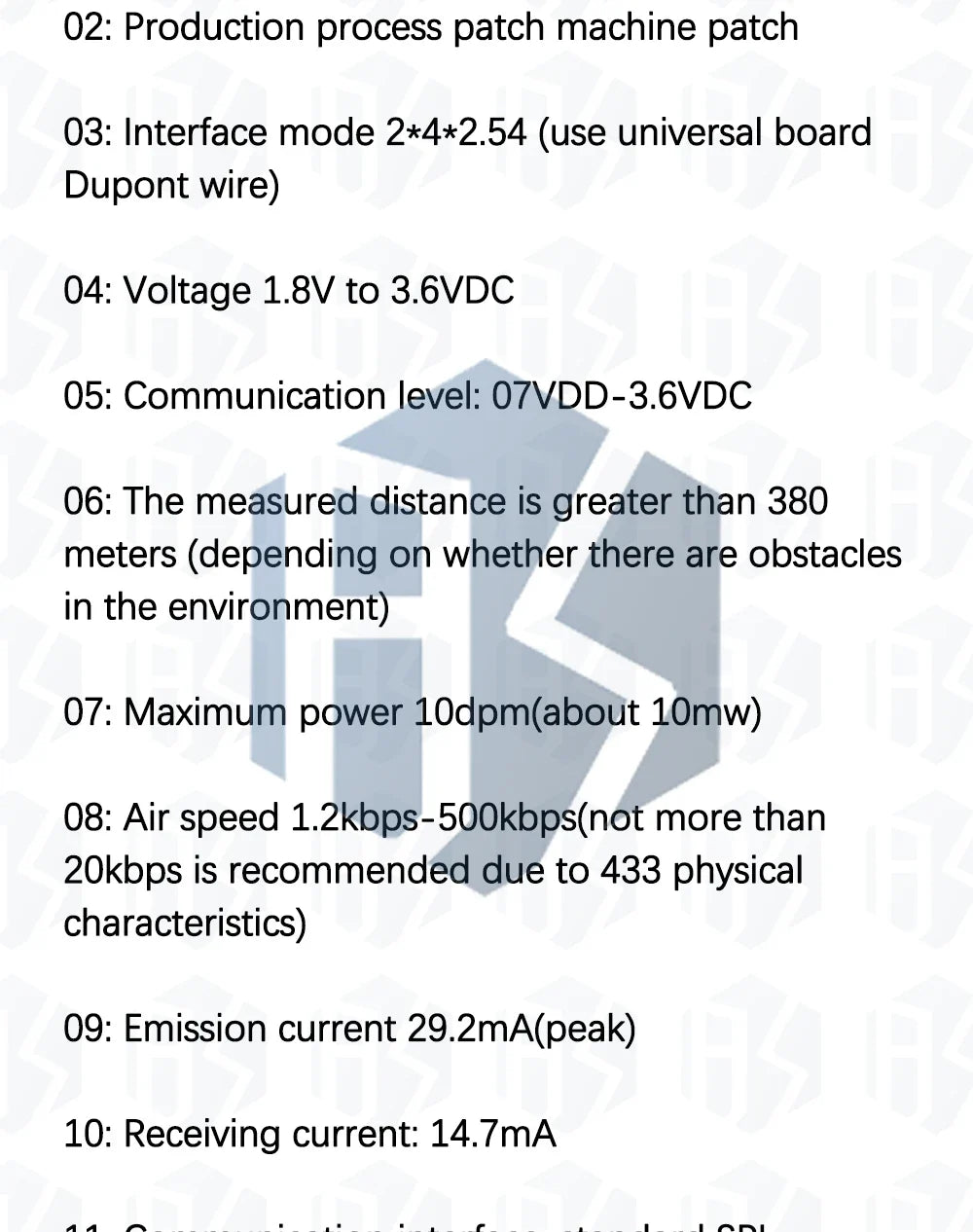 CC1101 Wireless Module - 10mW, 433MHZ/868MHZ, Long Distance Transmission 300-1000M with SMA Antenna, Wireless Transceiver