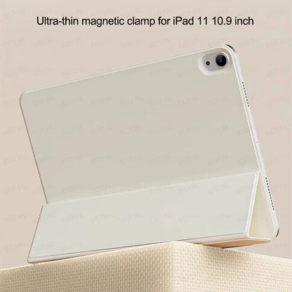 Smart Magnetic Case for iPad Pro 11 – Ultra Slim Tri-Fold Cover for iPad 10th Gen, Air 5, Pro 11 M2 (2022) with Protection Clip