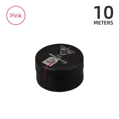 Microblading Eyebrow Mapping String - 10/20M Pre-Inked Brow Mapping Thread for Permanent Makeup Tattoo Design Tool