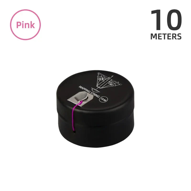 Microblading Eyebrow Mapping String - 10/20M Pre-Inked Brow Mapping Thread Marker for Permanent Makeup Tattoo Design