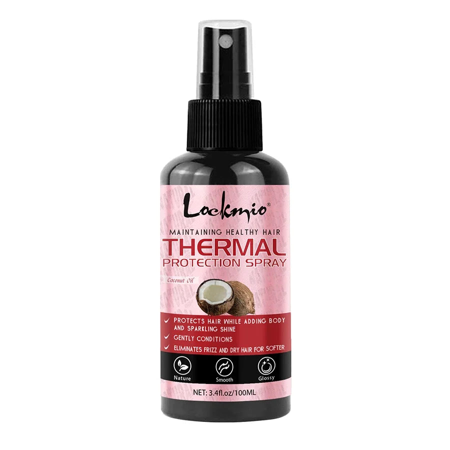 Thermal Hair Protection Spray - Heat Protector Serum for UV Damage Defense, Moisturizing & Nourishing Hair Care