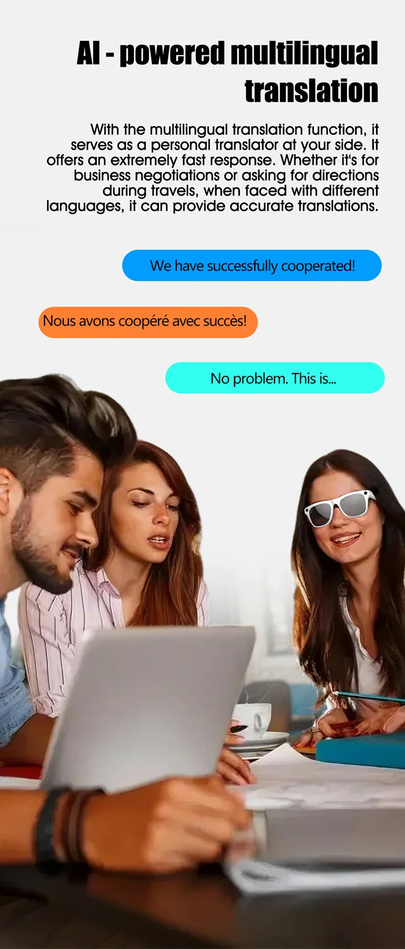 OPPO 4K HD AI Smart Glasses – 100MP Camera, ChatGPT, Bluetooth Calls, Voice Assistant & 260mAh Battery Smart Glasses 2025