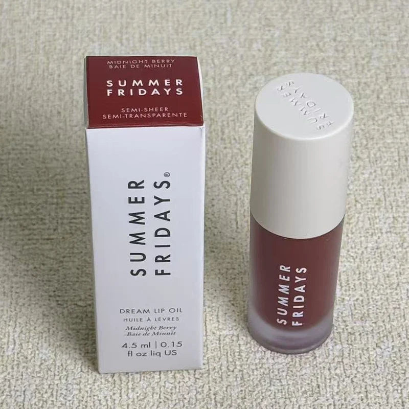 Summer Fridays Lip Balm - Moisturizing Glossy Lip Oil with Vanilla Pink Sugar & Guava Shine