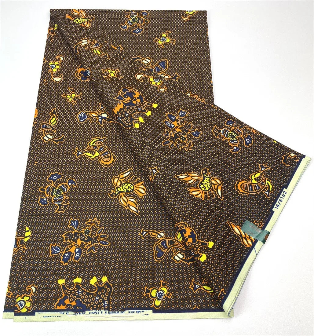 Latest Style Ankara Wax Print Fabric - 100% Cotton High Quality Soft African Real Wax Material