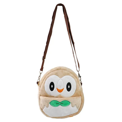 Pokemon Plush Backpack – Gengar, Mimikyu, Snorlax, Rowlet, Lucario & Charmander Anime Shoulder Bag Dolls