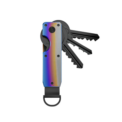 Compact Key Organizer – Minimalist Metal Key Holder for 2-6 Keys, Secure Keychain Case